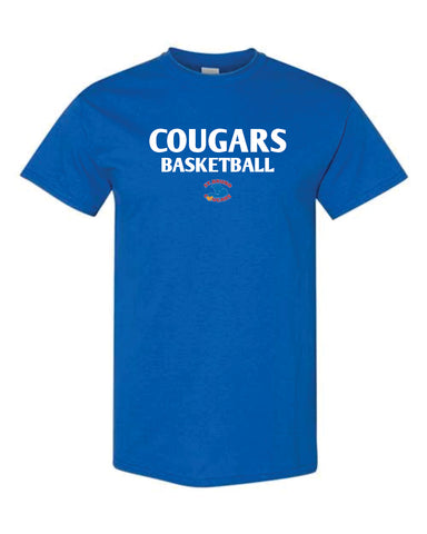 T-shirt cotton manches courtes-Cougars Basketball